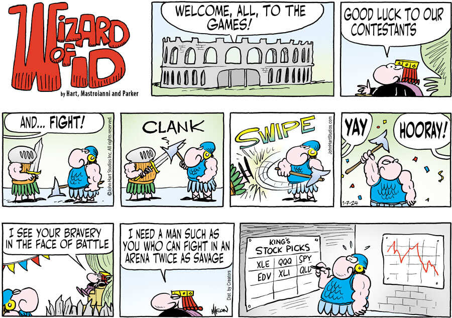 Wizard of Id for Jan 07, 2024