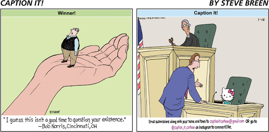 Caption It! for Jan 16, 2022