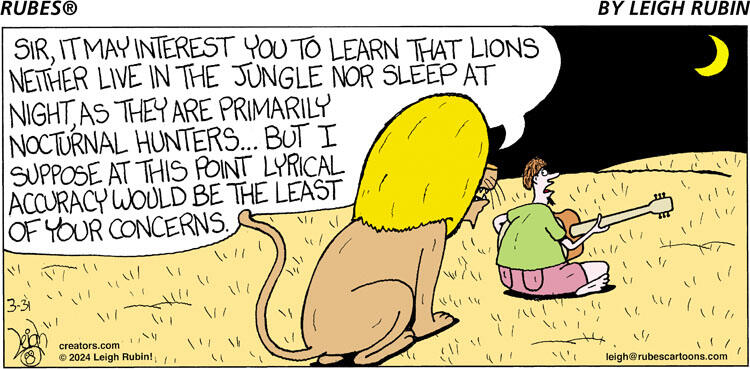 Rubes® for Mar 31, 2024