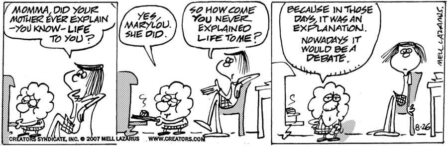 Momma for Aug 26, 2023