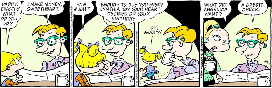 Rugrats for Oct 03, 2023