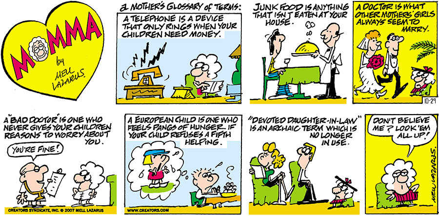 Momma for Oct 29, 2023