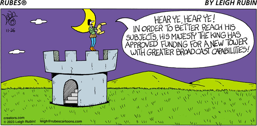 Rubes® for Nov 26, 2023