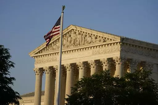 The Supreme Court is seen on Friday, April 21, 2023, in Washington. The U.S. Supreme Court will hear arguments Wednesday in a case that could determine whether doctors can provide abortions to pregnant women with medical emergencies in states that enact abortion bans. (AP Photo/Alex Brandon, File)