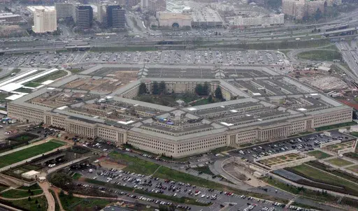 The Pentagon is seen in this aerial view, March 27, 2008, in Washington. The U.S. is expected to announce Tuesday, June 25, 2024, it is sending an additional $150 million in critically needed munitions to Ukraine. This is according to two U.S. officials who spoke to The Associated Press on the condition of anonymity to provide details that have not yet been made public. (AP Photo/Charles Dharapak, File)