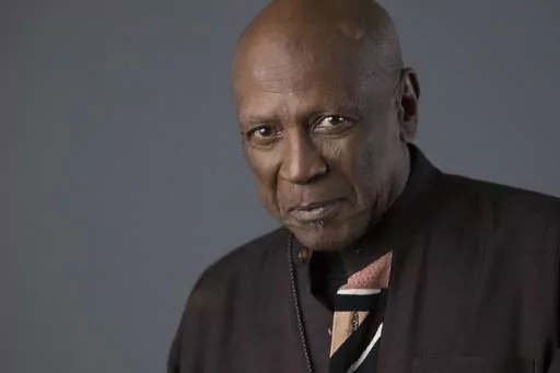 Louis Gossett Jr. poses for a portrait in New York to promote the release of "Roots: The Complete Original Series" on Bu-ray on May 11, 2016. Gossett Jr., the first Black man to win a supporting actor Oscar and an Emmy winner for his role in the seminal TV miniseries “Roots,” has died. He was 87. (Photo by Amy Sussman/Invision/AP, File)