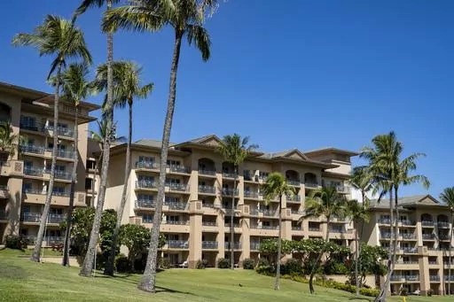 The Ritz-Carlton, Kapalua, is viewed Tuesday, Oct. 3, 2023, in Lahaina, Hawaii. The resort will re-open Sunday, Oct. 8, 2023, as the first phase for tourism returning to West Maui. (AP Photo/Mengshin Lin)
