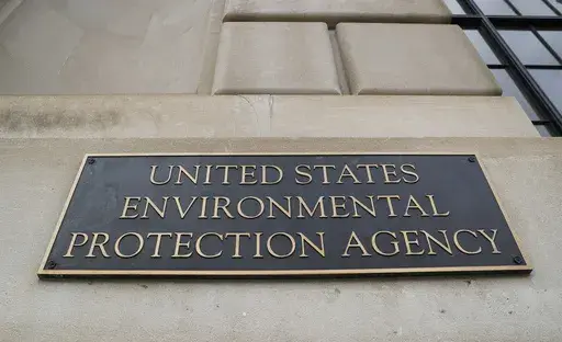 The sign for the Environmental Protection Agency is shown in Washington on Sept. 21, 2017. (AP Photo/Pablo Martinez Monsivais, File)