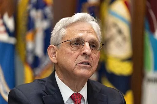 Attorney General Merrick Garland speaks to announce a team to conduct a critical incident review of the shooting in Uvalde, Texas, during a media availability at the Department of Justice , Wednesday, June 8, 2022, in Washington. (AP Photo/Alex Brandon)