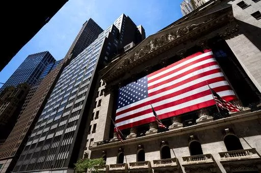 The New York Stock Exchange on June 29, 2022, in New York. Stocks are opening lower on Wall Street on Monday, Sept. 19, as investors brace for another big interest rate increase this week from the Federal Reserve. (AP Photo/Julia Nikhinson, File)