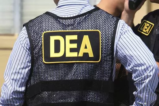 This June 13, 2016, file photo shows Drug Enforcement Administration agents in Florida. Jorge Hernández is expected to play a key role in the October 2023 Manhattan federal trial of two veteran DEA agents charged in a $73,000 bribery conspiracy involving leaked information about ongoing drug investigations. (Joe Burbank/Orlando Sentinel via AP, File)