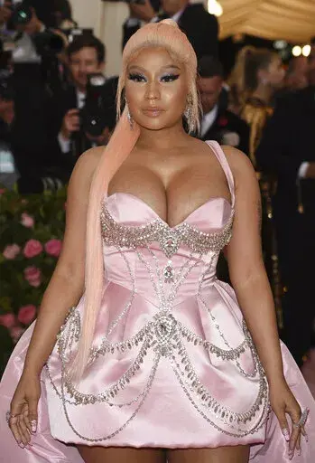 Nicki Minaj attends The Metropolitan Museum of Art's Costume Institute benefit gala celebrating the opening of the "Camp: Notes on Fashion" exhibition on May 6, 2019, in New York. Janet Jackson, Kevin Hart and Nicki Minaj are among the headliners announced Thursday, March 3, 2022, for this summer's Essence Festival of Culture, which returns to New Orleans after a two-year hiatus brought on by the coronavirus pandemic. (Photo by Evan Agostini/Invision/AP, File)