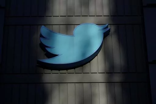 A sign at Twitter headquarters is shown in San Francisco, Friday, Nov. 18, 2022. Election falsehoods are thriving on Twitter after former President Donald Trump dug in on these claims at a CNN town hall, despite Twitter owner Elon Musk's insistence that false stolen-election claims on the platform “will be corrected.” An analysis shows the 10 most widely shared tweets promoting a “rigged election” narrative in the five days after the town hall have not been labeled or removed. (AP Photo/