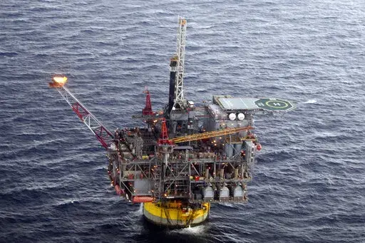 This Oct. 27, 2011, file photo, shows the Perdido oil platform located about 200 miles south of Galveston, Texas, in the Gulf of Mexico. The Biden administration is proposing up to 10 oil and gas lease sales in the Gulf of Mexico and one in Alaska over the next five years. The announcement on Friday, July 1, 2022, said fewer lease sales or even zero could occur, with a final decision not due for months. (AP Photo/Jon Fahey, File)