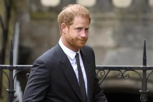 Britain's Prince Harry arrives at the Royal Courts Of Justice in London, Thursday, March 30, 2023. A lawyer has asked a London judge to allow Prince Harry to challenge the government's denial of his request to pay for police protection when he visits the U.K. Attorney Shaheed Fatima said Tuesday, May 16, 2023 that the government had exceeded its authority. (AP Photo/Kirsty Wigglesworth, File)