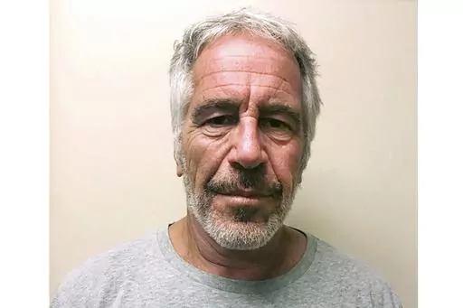 This photo provided by the New York State Sex Offender Registry shows Jeffrey Epstein, March 28, 2017. On Friday, Jan. 5, 2024, The Associated Press reported on stories circulating online incorrectly claiming court documents connected to a lawsuit involving financier Jeffrey Epstein that were released this week include details about theoretical physicist Stephen Hawking, who died in 2018, Hawking’s “proclivities” and a sexual encounter involving late night host Jimmy Kimmel. (New York Stat