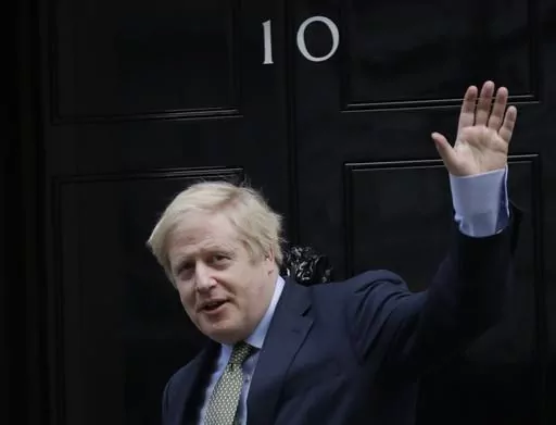 Britain's Prime Minister Boris Johnson returns to 10 Downing Street after meeting with Queen Elizabeth II at Buckingham Palace, London, on Friday, Dec. 13, 2019. Former U.K. Prime Minister Johnson says he’s quitting as a lawmaker after being told he will be sanctioned for misleading Parliament. Johnson quit on Friday, June 9, 2023 after receiving the results of an investigation by lawmakers over misleading statements he made to Parliament about a slew of gatherings in government that breached 