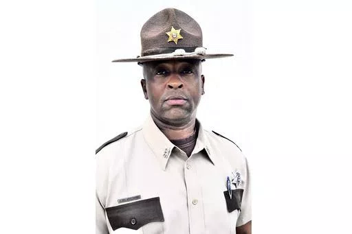 Former Noxubee County Sheriff Terry Grassaree is photographed in Macon, Miss., 2019. Grassaree has pleaded guilty to making a false statement to FBI agents when they questioned him about requesting and receiving nude photos and videos of a female inmate. (Scott Boyd/The Beacon via the AP)