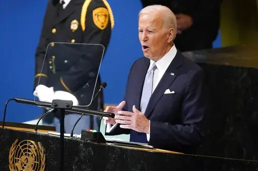 President Joe Biden addresses the 77th session of the United Nations General Assembly on Sept. 21, 2022, at the U.N. headquarters. How will the US, Europe respond if Vladimir Putin seeks to escalate his way out of a bad situation on Ukraine’s battlefields? To start with, by doubling down on the tactics that helped put Russia in a corner: more sanctions and isolation for Moscow, more arms for Ukraine. Biden promises a “consequential” response if Russia uses nuclear weapons. But Western lea