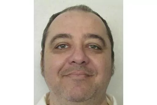 This undated photo provided by the Alabama Department of Corrections shows inmate Kenneth Eugene Smith, who was convicted in a 1988 murder-for-hire slaying of a preacher's wife. A divided Alabama Supreme Court said the state can execute an inmate with nitrogen gas, a method that has not previously been used carry out a death sentence. The all-Republican court in a 6-2 decision Wednesday, Nov. 1, 2023, granted Alabama Attorney General Steve Marshall's request for an execution warrant for Kenneth 