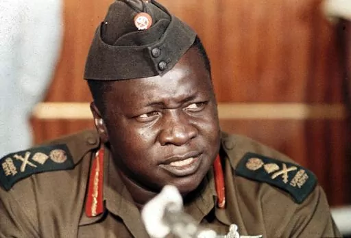 President Idi Amin of Uganda speaks at a news conference during a visit to Damsacus, Syria, on Oct. 16, 1973. Amin, who took power by force in Uganda in 1971 and ruled until he was removed by armed groups of exiles in 1979, died in Saudi Arabia in 2003. His passing was barely acknowledged in Uganda, and some of Amin's supporters over the years have unsuccessfully lobbied for his remains to be returned home, underscoring his tainted legacy. (AP Photo, File)