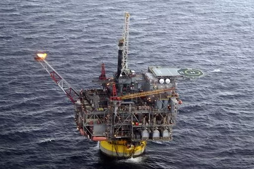 The Perdido oil platform located about 200 miles south of Galveston, Texas, in the Gulf of Mexico, Oct. 27, 2011. A lawsuit by environmentalists seeking to block the sale of Gulf of Mexico oil and gas leases auctioned in 2021 by the federal government was rejected Friday, April 28, 2023, by a federal appeals court. (AP Photo/Jon Fahey, File)