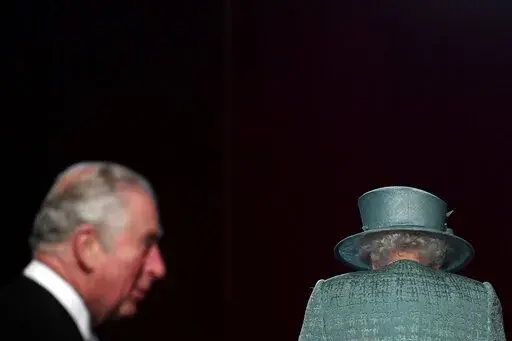 Britain's Queen Elizabeth and Prince Charles arrive for the State Opening of Parliament at the Houses of Parliament in London, Thursday Dec. 19, 2019. After spending much of his adult life in the shadow of Queen Elizabeth II, Prince Charles has taken on a greater public role in recent years, increasingly standing in for his mother in her twilight years. In May, he presided over the state opening of Parliament, the most public symbol of the monarch’s role as head of state. (Toby Melville, Pool 