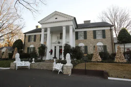 Graceland, Elvis Presley's home, is seen, Jan. 7, 2011, in Memphis, Tenn. (AP Photo/Mark Humphrey, File)