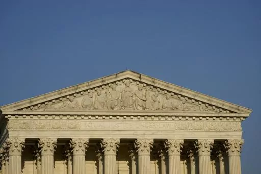 The Supreme Court is seen on April 21, 2023, in Washington. The new term of the high court begins next Monday, Oct. 2. (AP Photo/Alex Brandon, File)