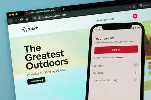 The login page for Airbnb's iPhone app is displayed on a computer displaying Airbnb's website, May 8, 2021, in Washington. Airbnb “horror stories” are a genre unto themselves. Many problems, such as unclean properties or misleading photos, can be avoided by booking properties with several positive reviews. Other disasters can be less predictable, but having a backup plan can help. And communicating with hosts beforehand can gauge their communication style and help get on the same page about 