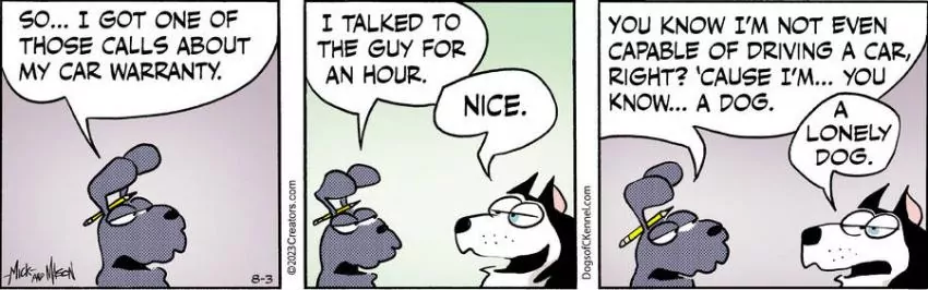 Dogs of C-Kennel for Aug 03, 2023