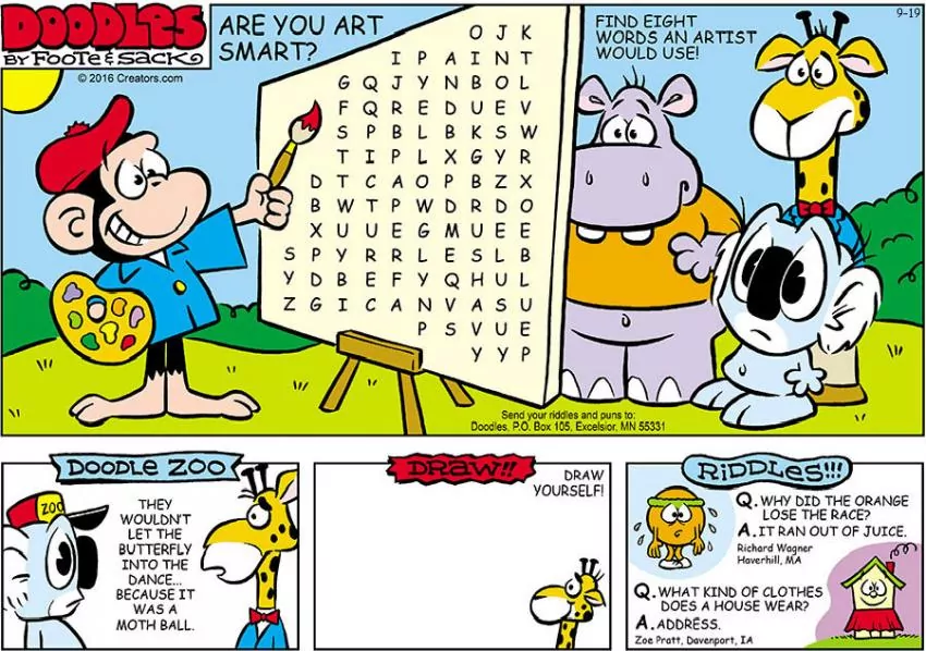 Doodles for Sep 19, 2021
