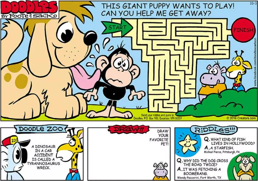 Doodles for Oct 03, 2021