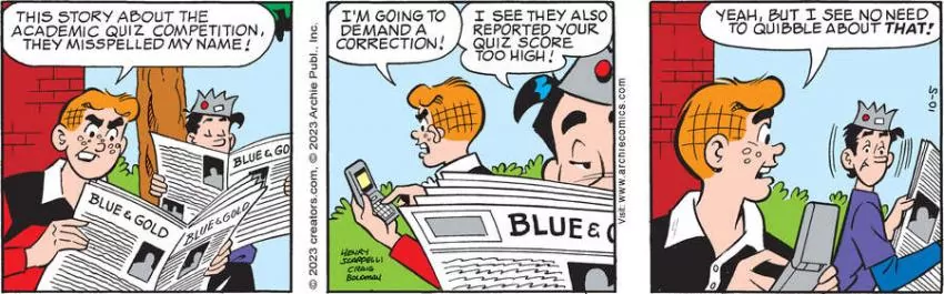 Archie for Oct 05, 2023