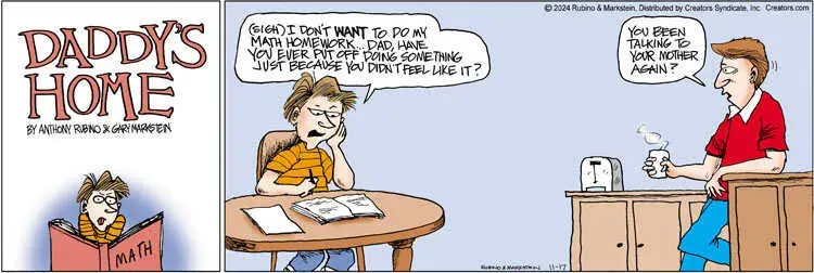 Daddy's Home for Nov 17, 2024