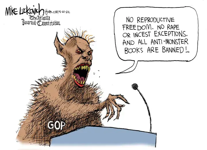 Mike Luckovich for Apr 21, 2022