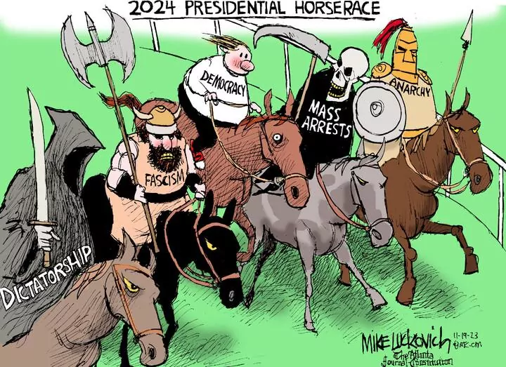 Mike Luckovich for Nov 19, 2023