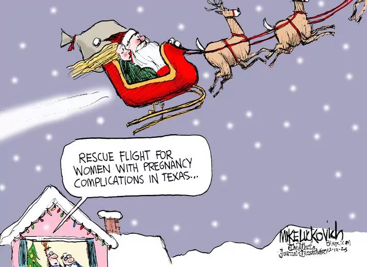 Mike Luckovich for Dec 12, 2023